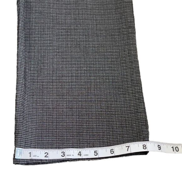 Lee All Day Pant Straight Leg Gray Glenplaid Pants Size 18 Medium - Picture 16 of 16